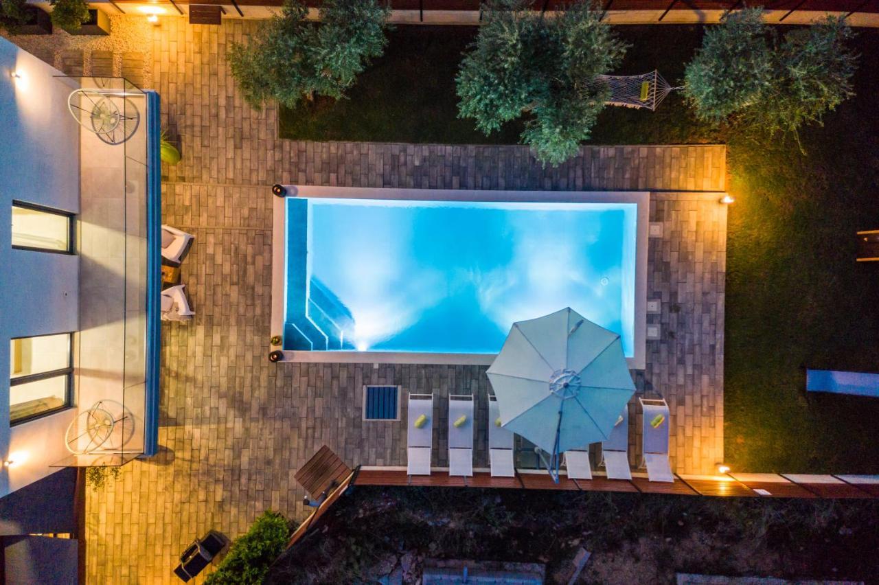 Villa Olea With Heated Pool And Jacuzzi Sukošan 外观 照片